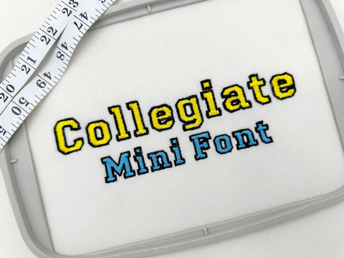 Sport Collegiate Block Mini Font