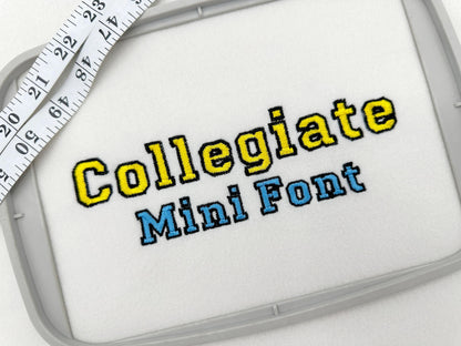 Sport Collegiate Block Mini Font