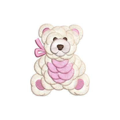 Cute Fringed Teddy Bear