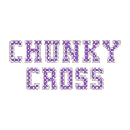 Varsity Chunky Cross Stitch Font