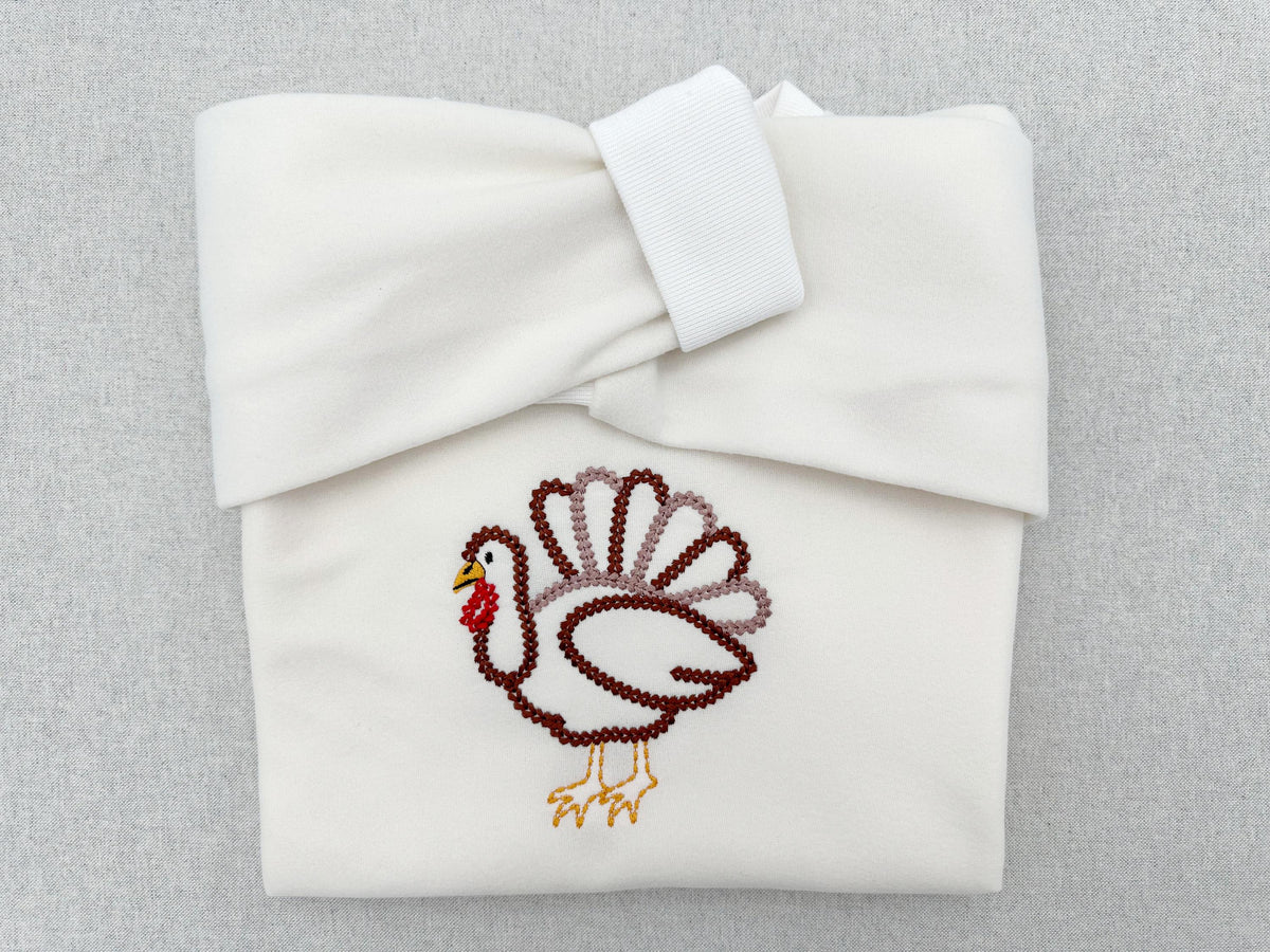 Turkey Bird Chunky Outline