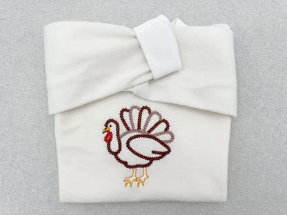 Turkey Bird Chunky Outline