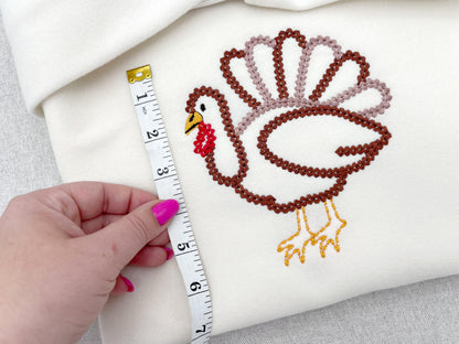 Turkey Bird Chunky Outline