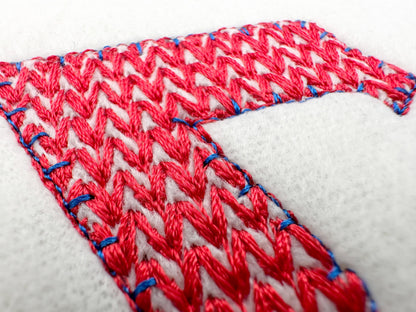 Knit Stitch Greek Font