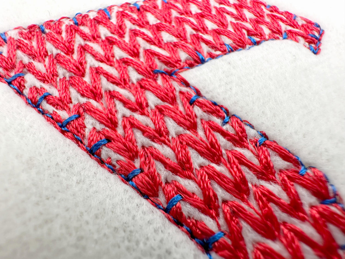 Knit Stitch Greek Font
