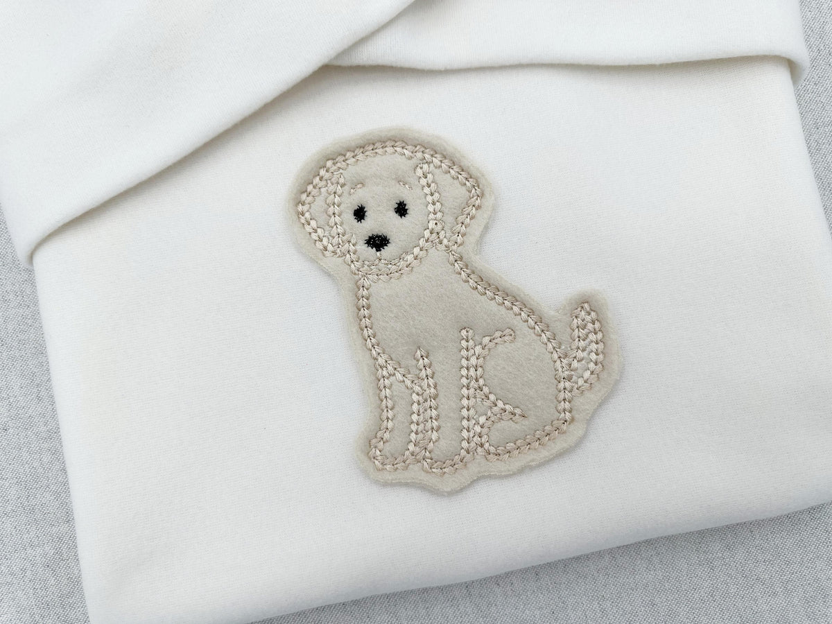 Labrador Chunky Thread Effect