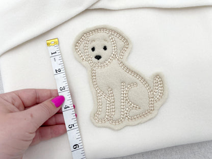 Labrador Chunky Thread Effect