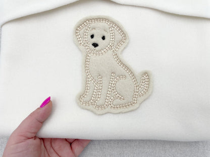 Labrador Chunky Thread Effect