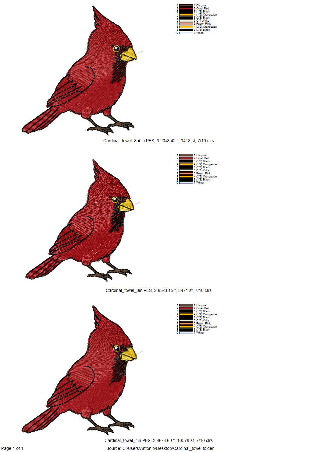 Cardinal Bird Christmas Thief