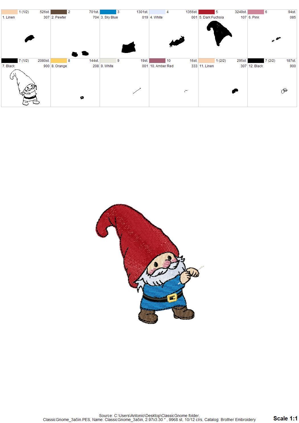 Gnome coquin voleur de torchon