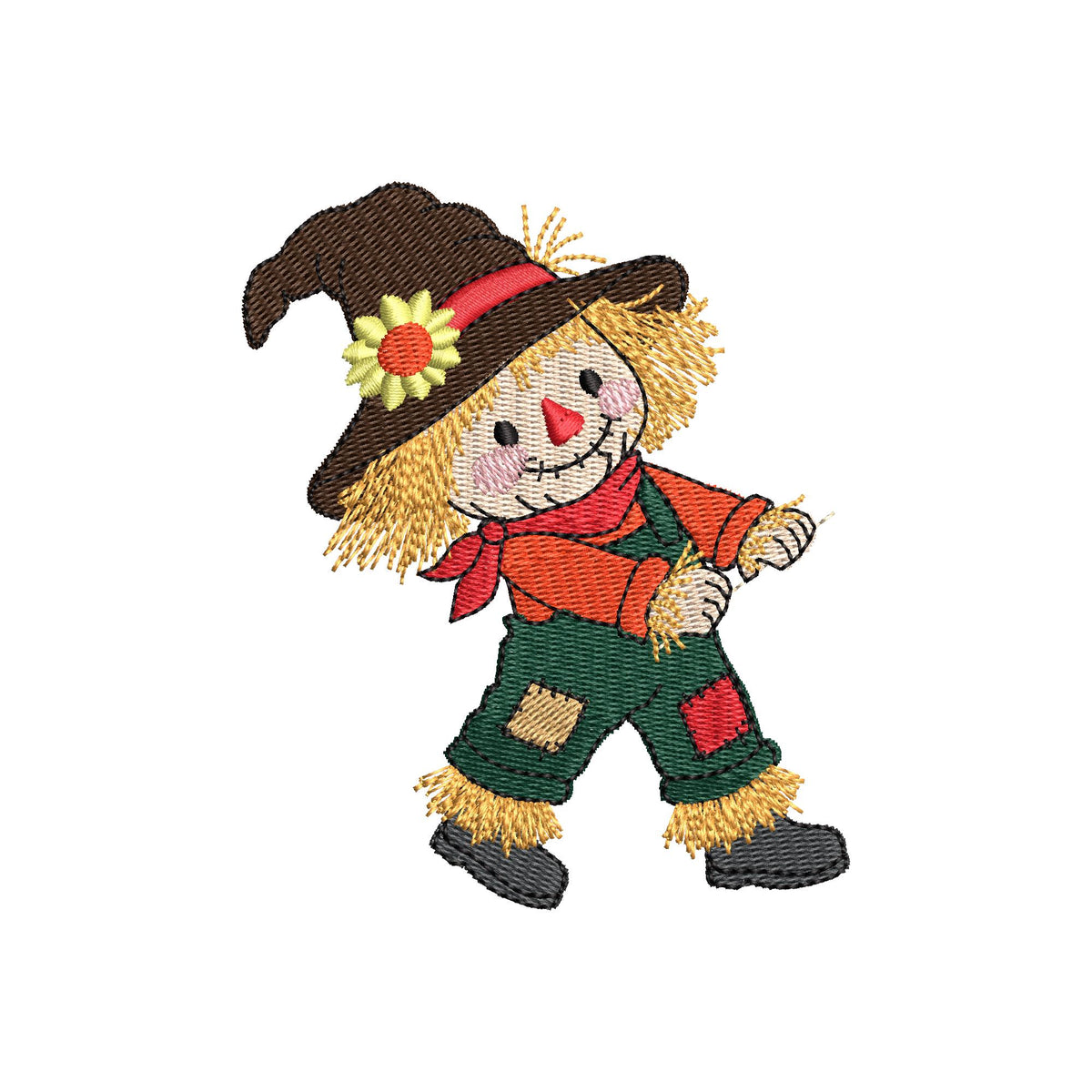 Playful Scarecrow Towel Thief