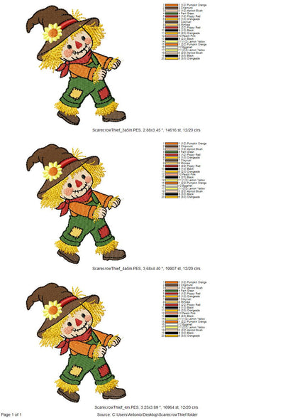 Playful Scarecrow Towel Thief
