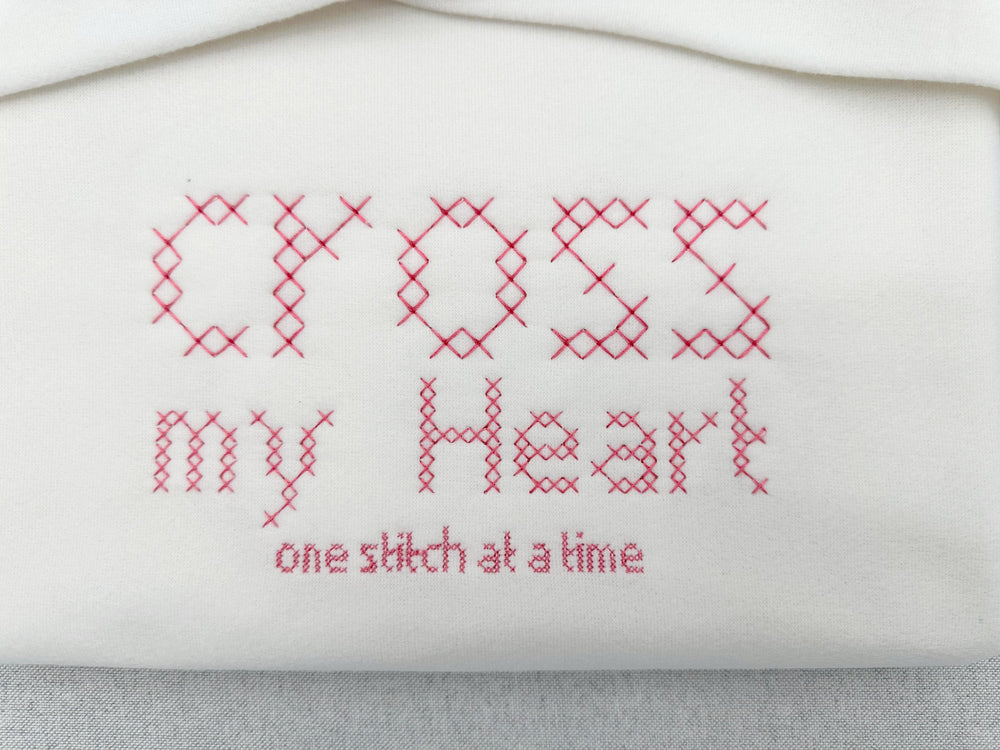 Cross Stitch FONT Cozy authentic Alphabet Monogram folk granny look machine embroidery design