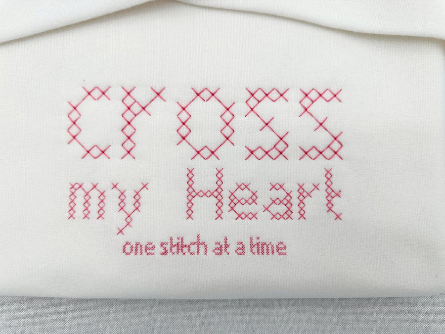 Cross Stitch FONT Cozy authentic Alphabet Monogram folk granny look machine embroidery design
