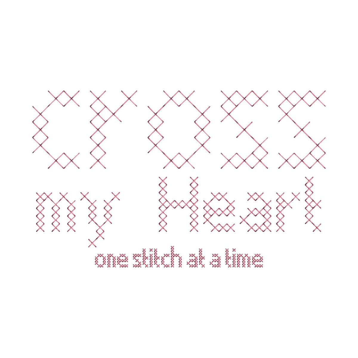 Cross Stitch Font Cozy