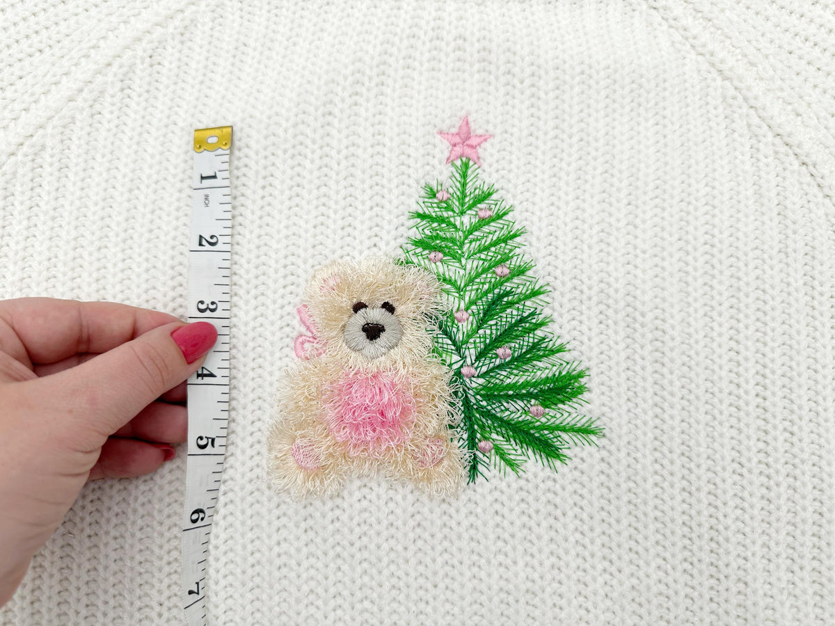 Fringed Christmas Teddy
