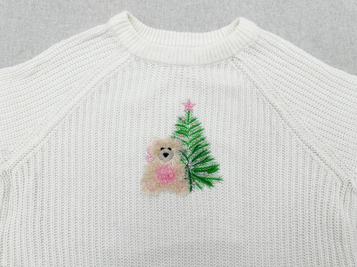 Fringed Christmas Teddy