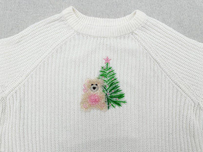 Fringed Christmas Teddy