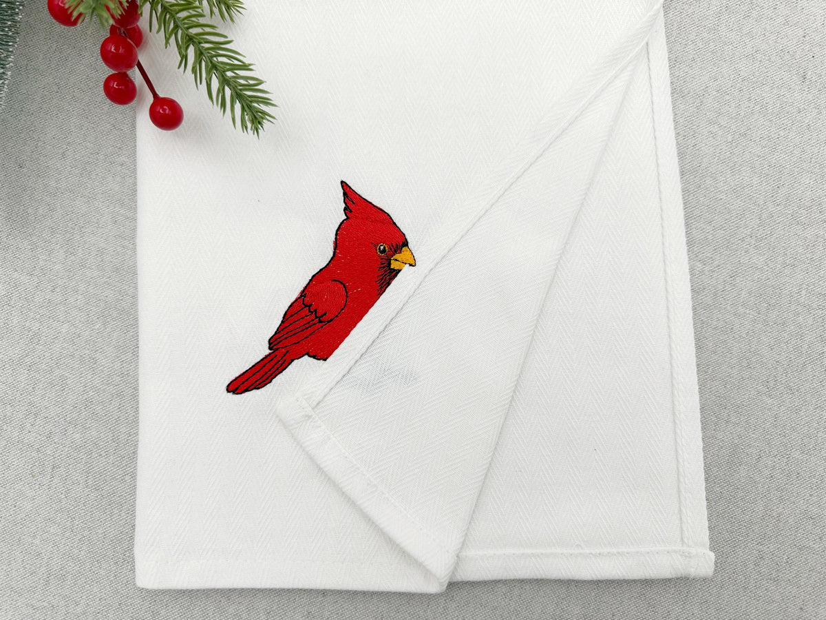 Cardinal Bird Christmas Thief