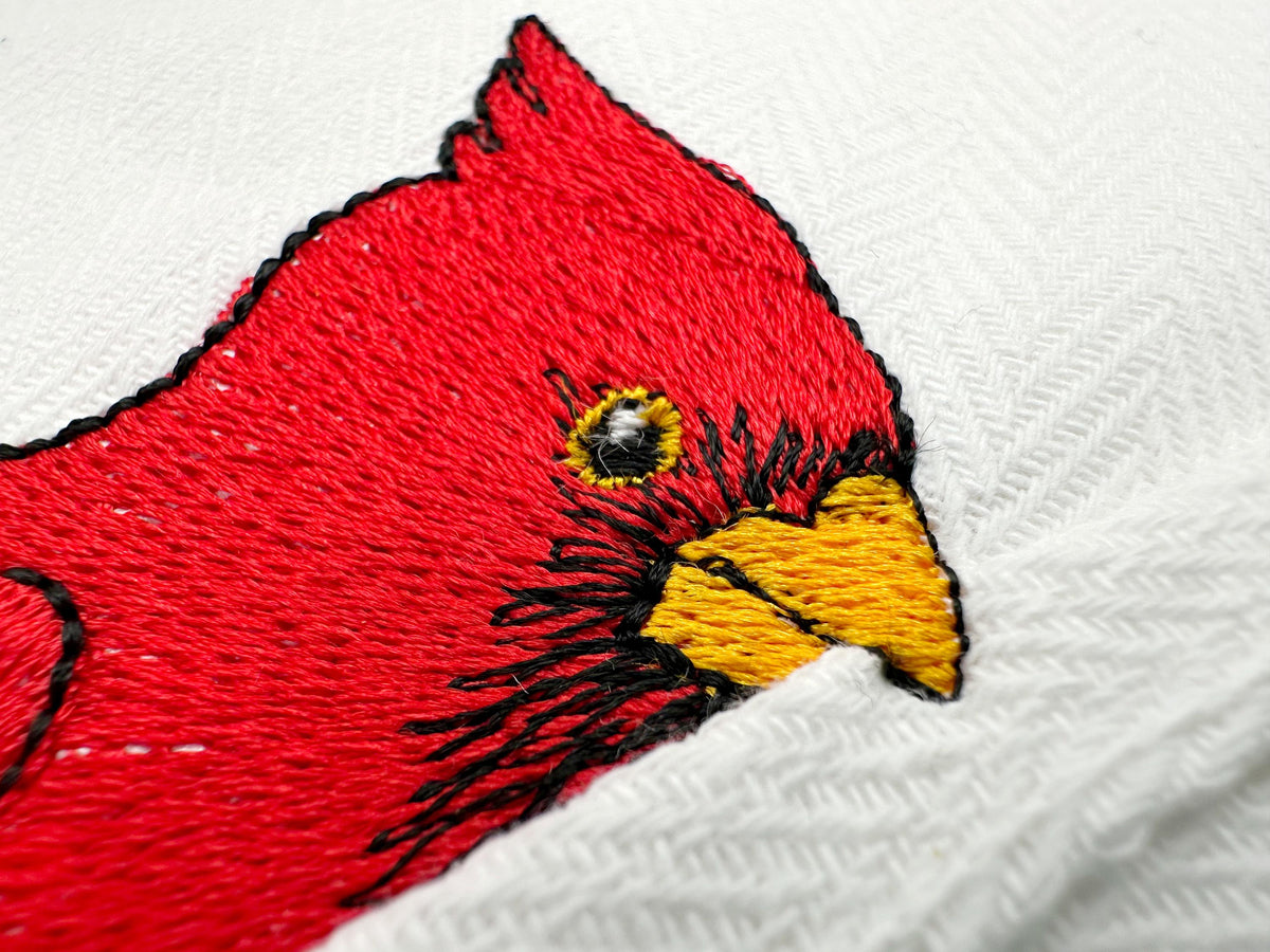 Cardinal Bird Christmas Thief
