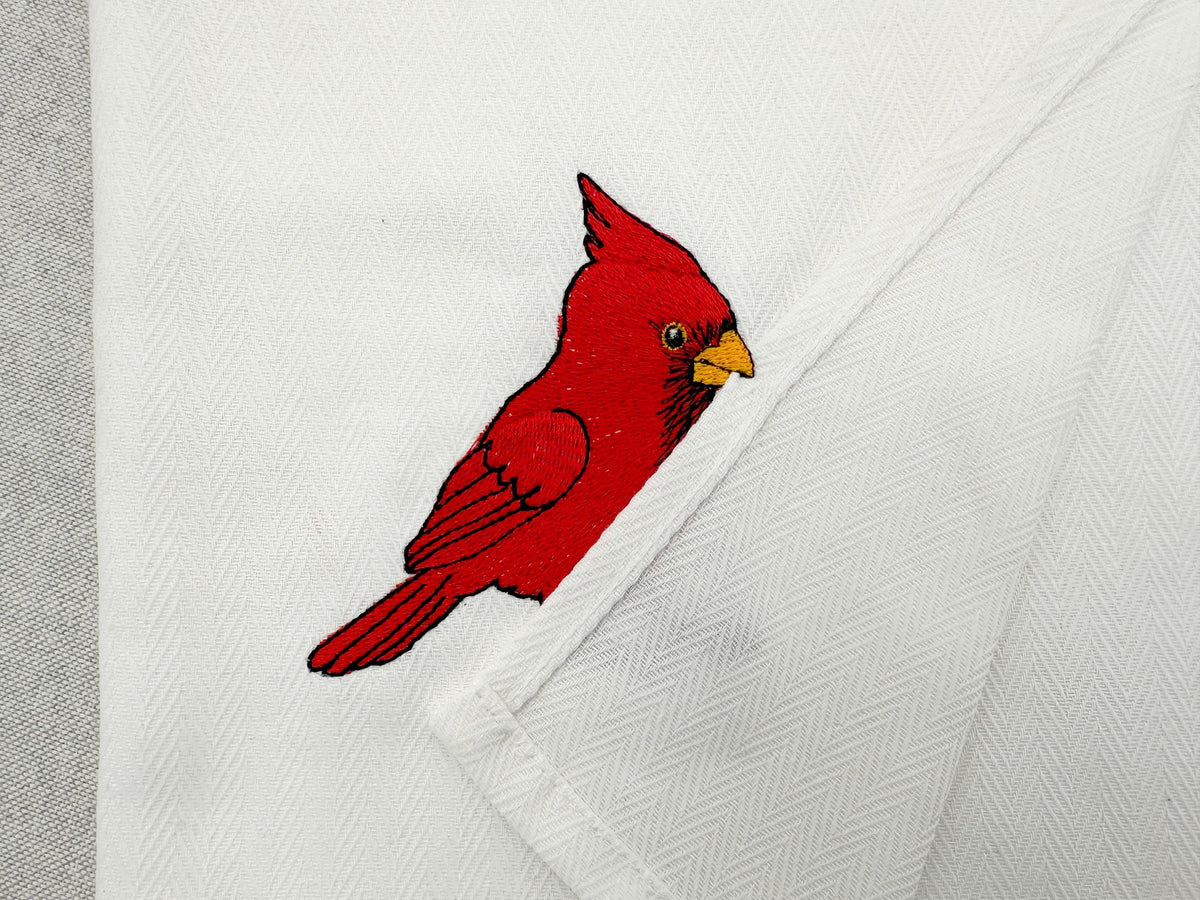 Cardinal Bird Christmas Thief