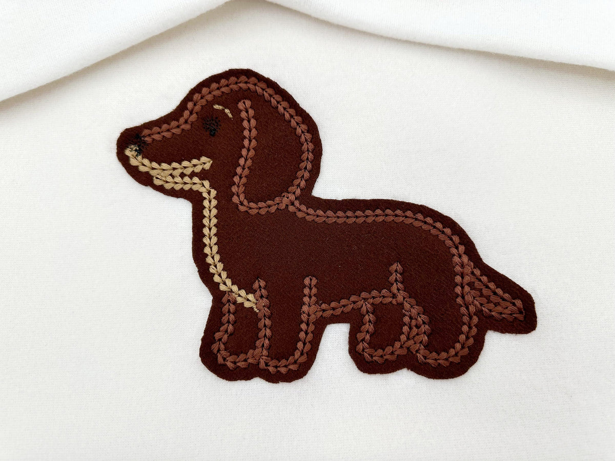 Dachshund Chunky Thread Effect