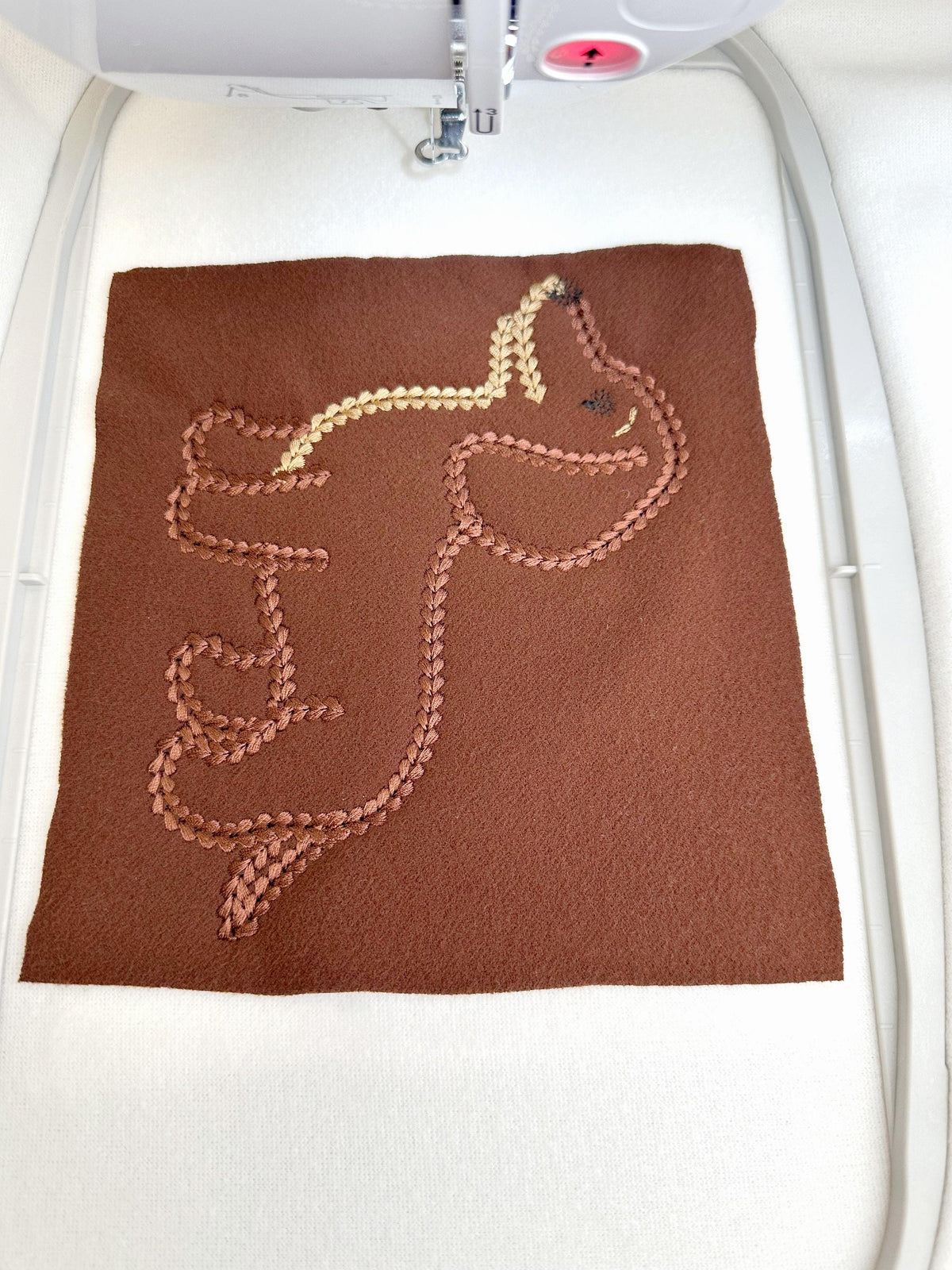 Dachshund Chunky Thread Effect