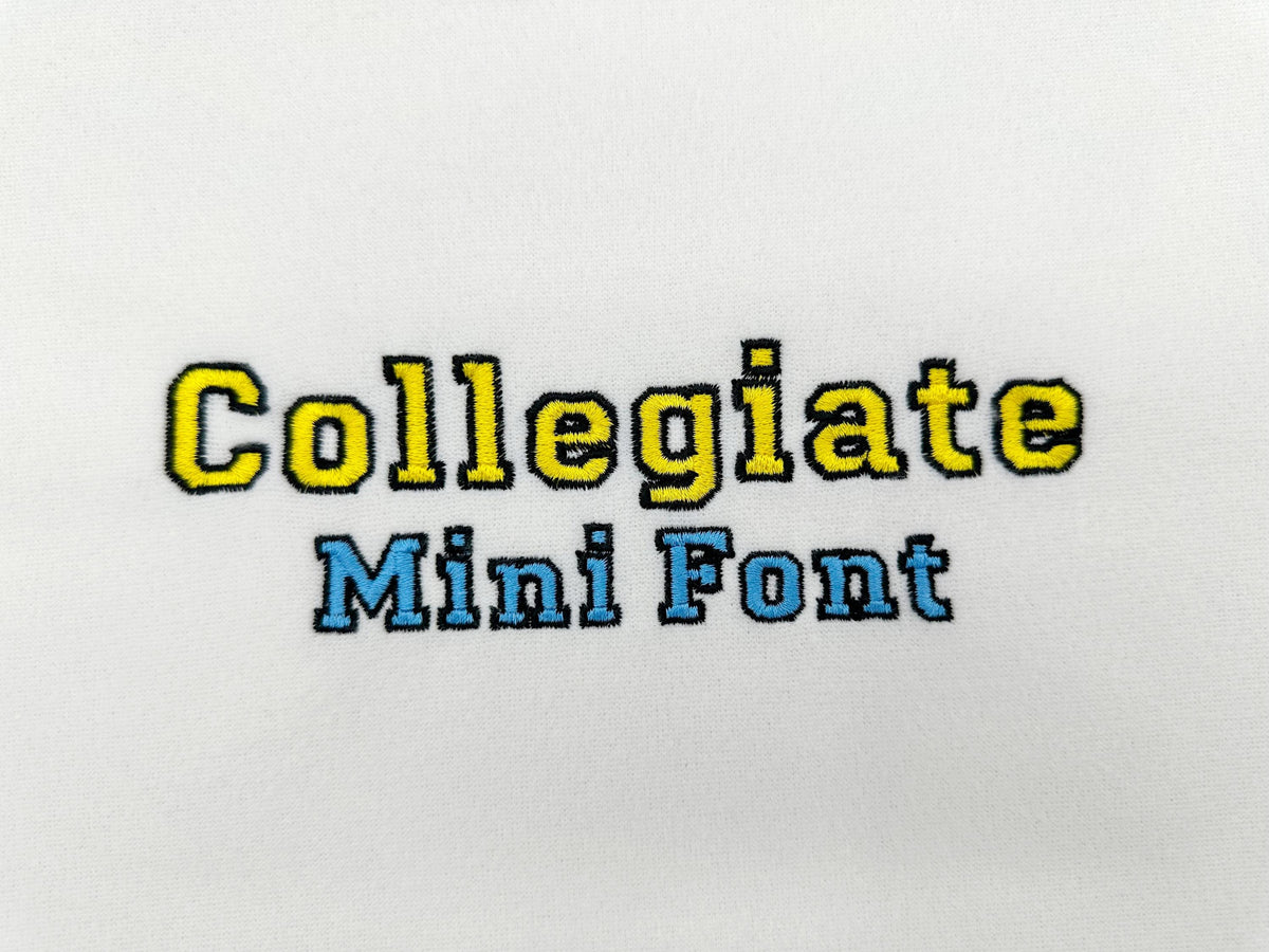 Sport Collegiate Block Mini Font