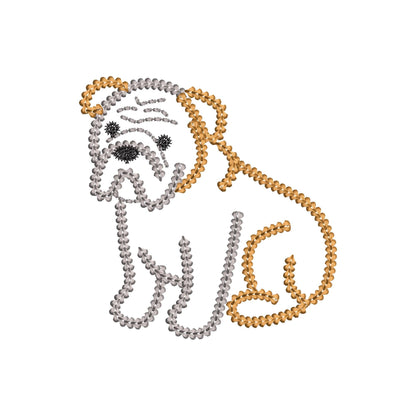 Bulldog Chunky Thread Effect