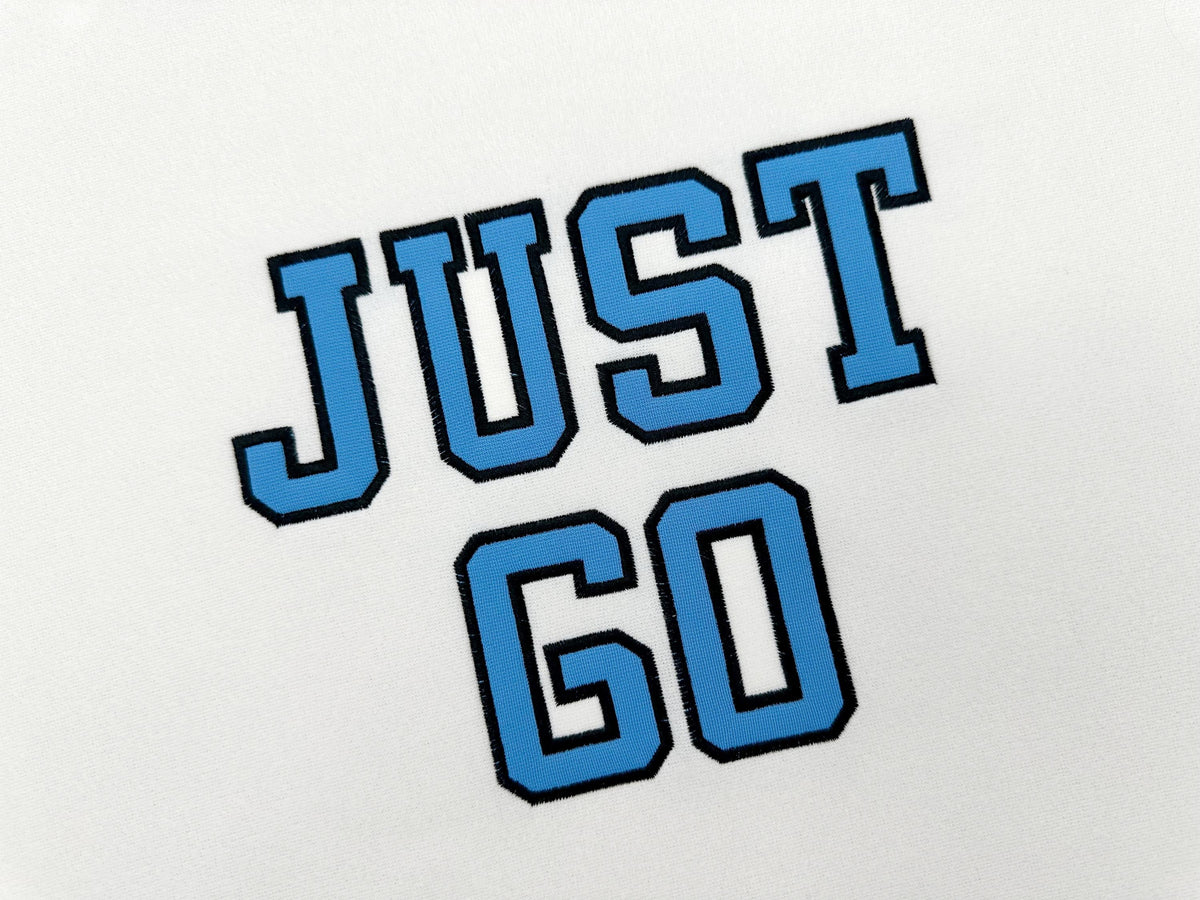 High School Varsity Font Applique