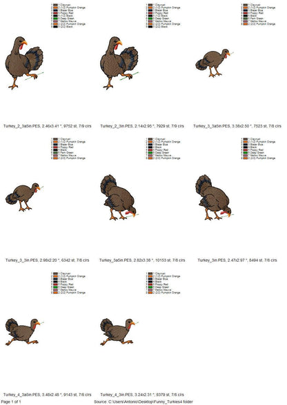 Naughty Turkey Towel Thief Set – freche Truthähne als Handtuchdiebe