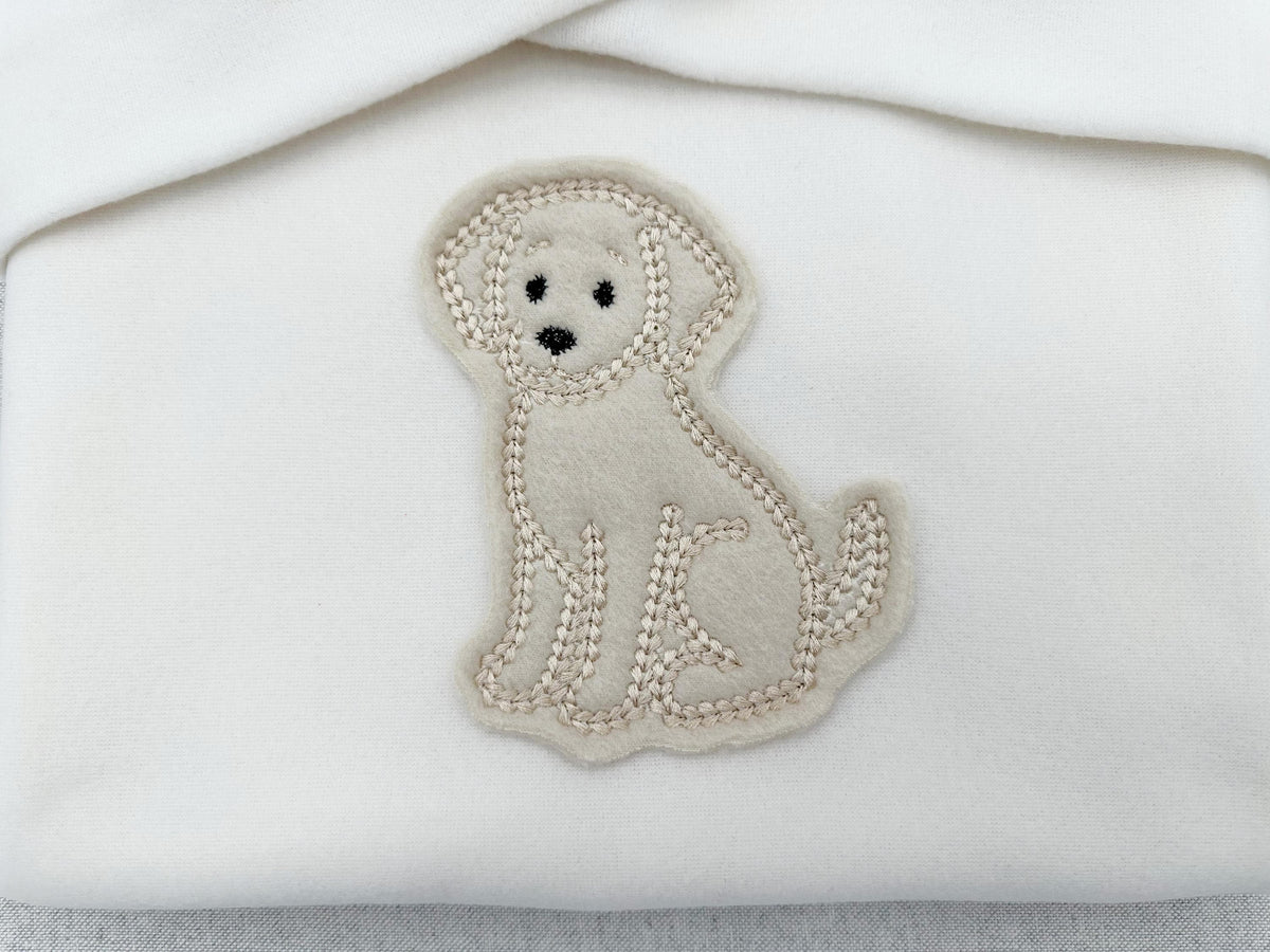 Labrador Chunky Thread Effect