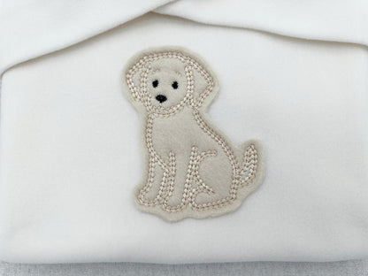 Labrador Chunky Thread Effect
