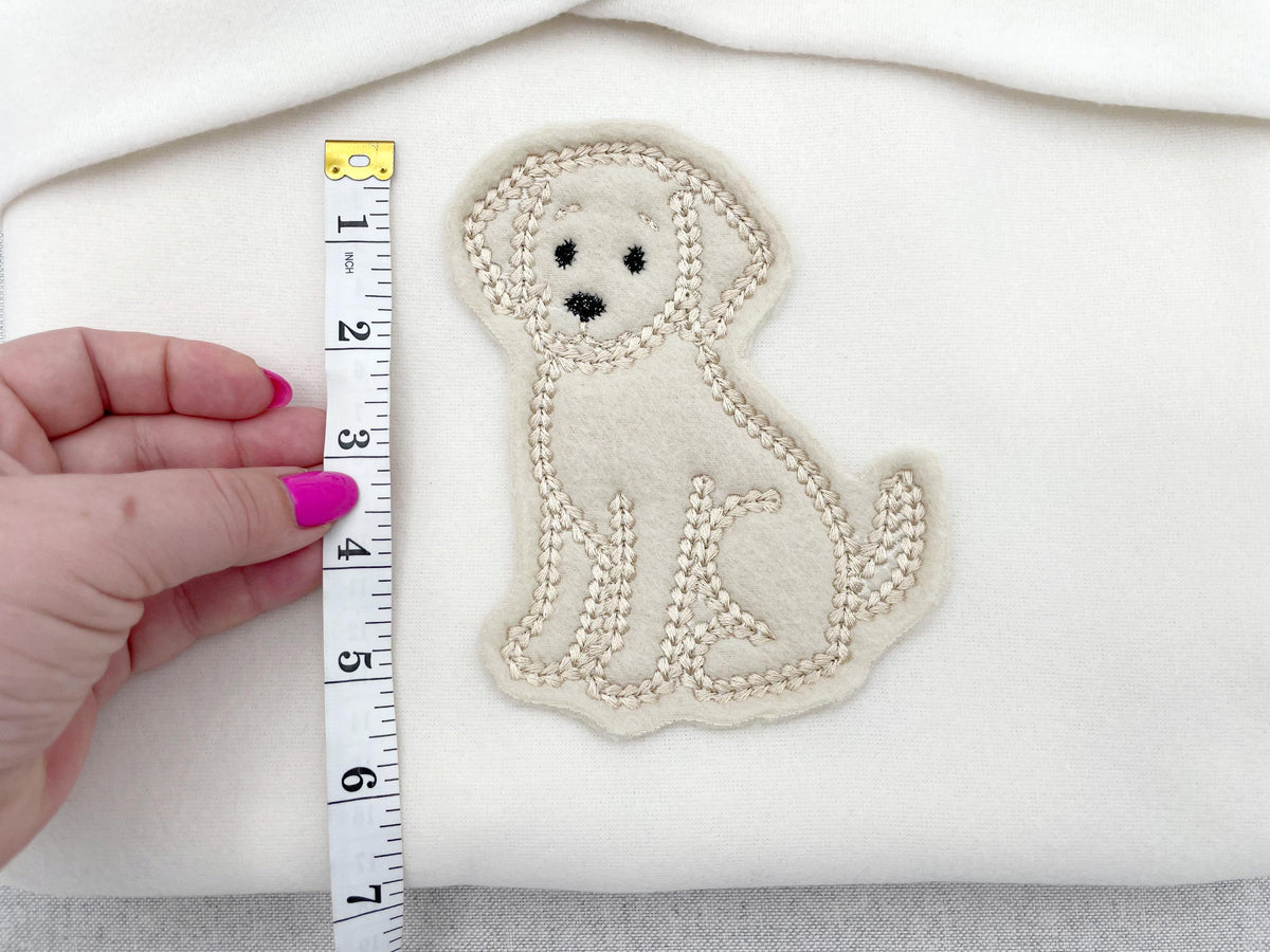 Labrador Chunky Thread Effect