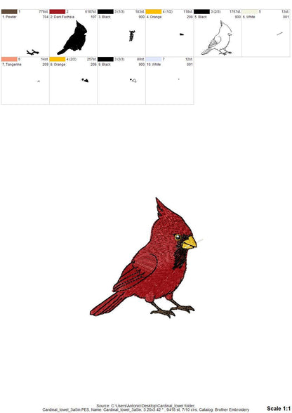 Cardinal Bird Christmas Thief