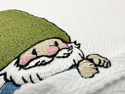 Gnome coquin voleur de torchon