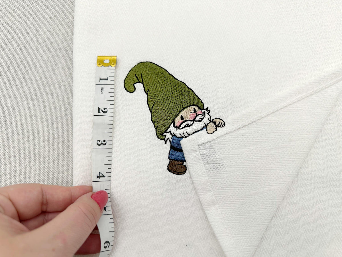 Gnome coquin voleur de torchon