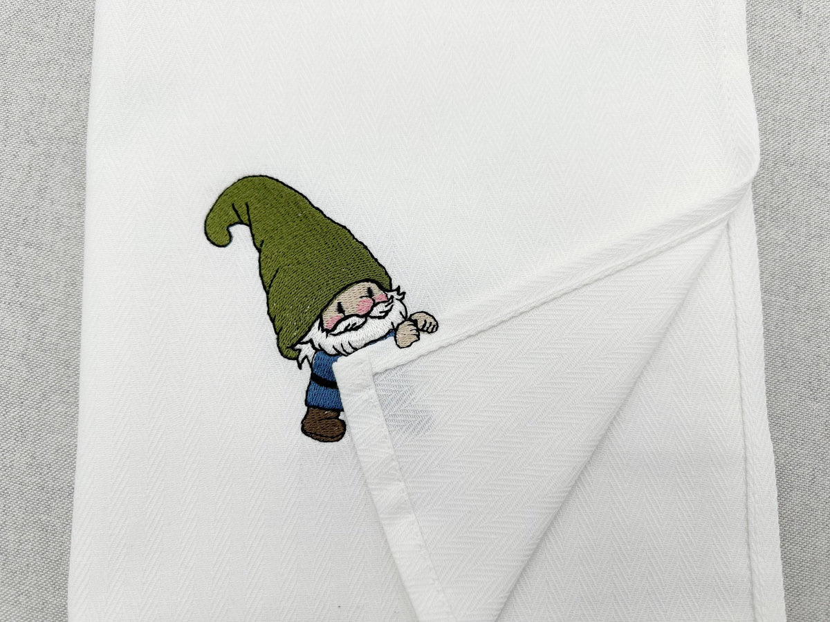 Gnome coquin voleur de torchon