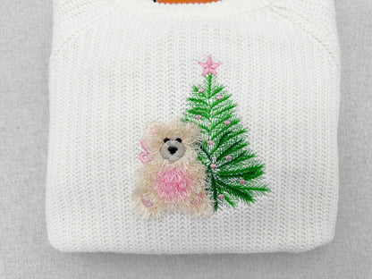 Fringed Christmas Teddy