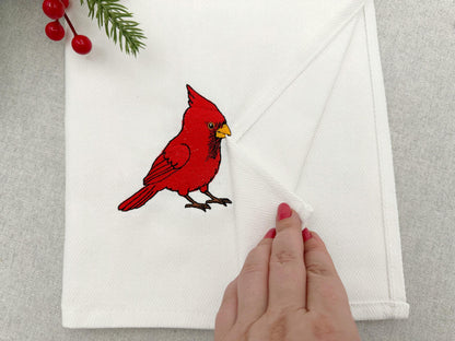 Cardinal Bird Christmas Thief