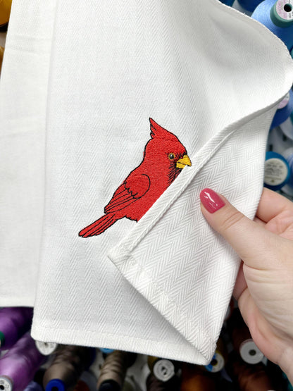 Cardinal Bird Christmas Thief