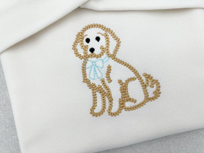 Golden Retriever Chunky Thread Effect