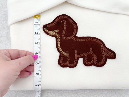 Dachshund Chunky Thread Effect