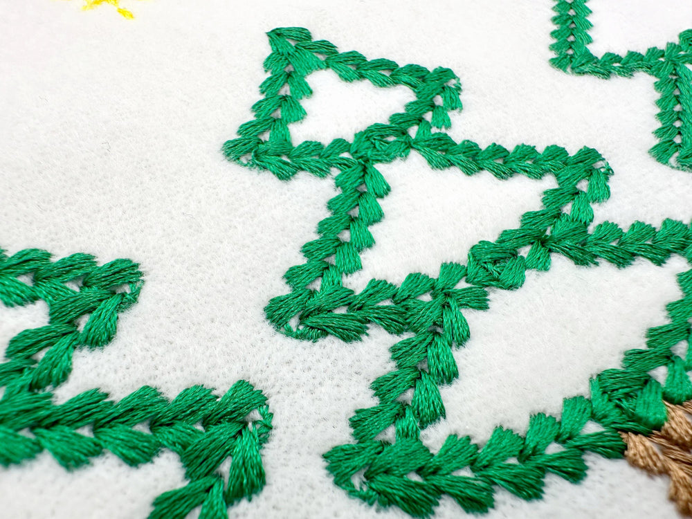 Woodland Christmas Trees Chunky Thread Effect – machine embroidery design by Artapli, photo 3