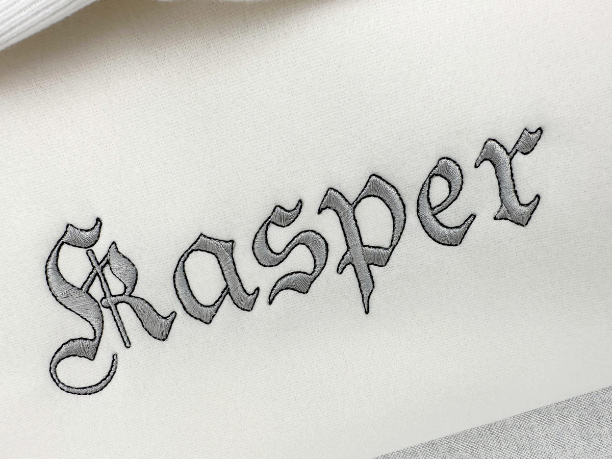 Kasper Old English Stickschrift