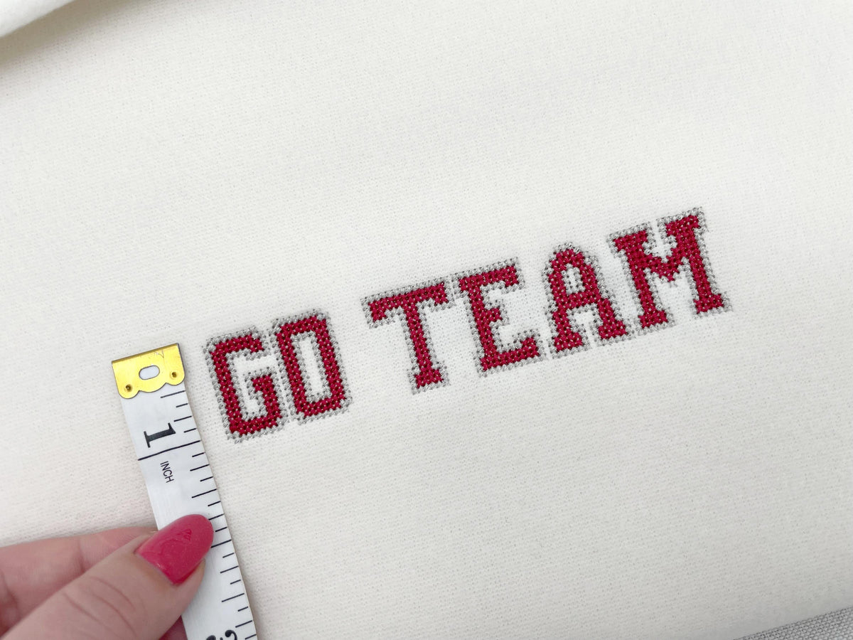 Varsity Cross Stitch Font