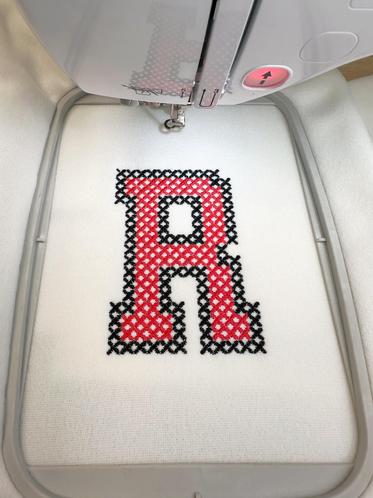 Varsity Chunky Cross Stitch Font