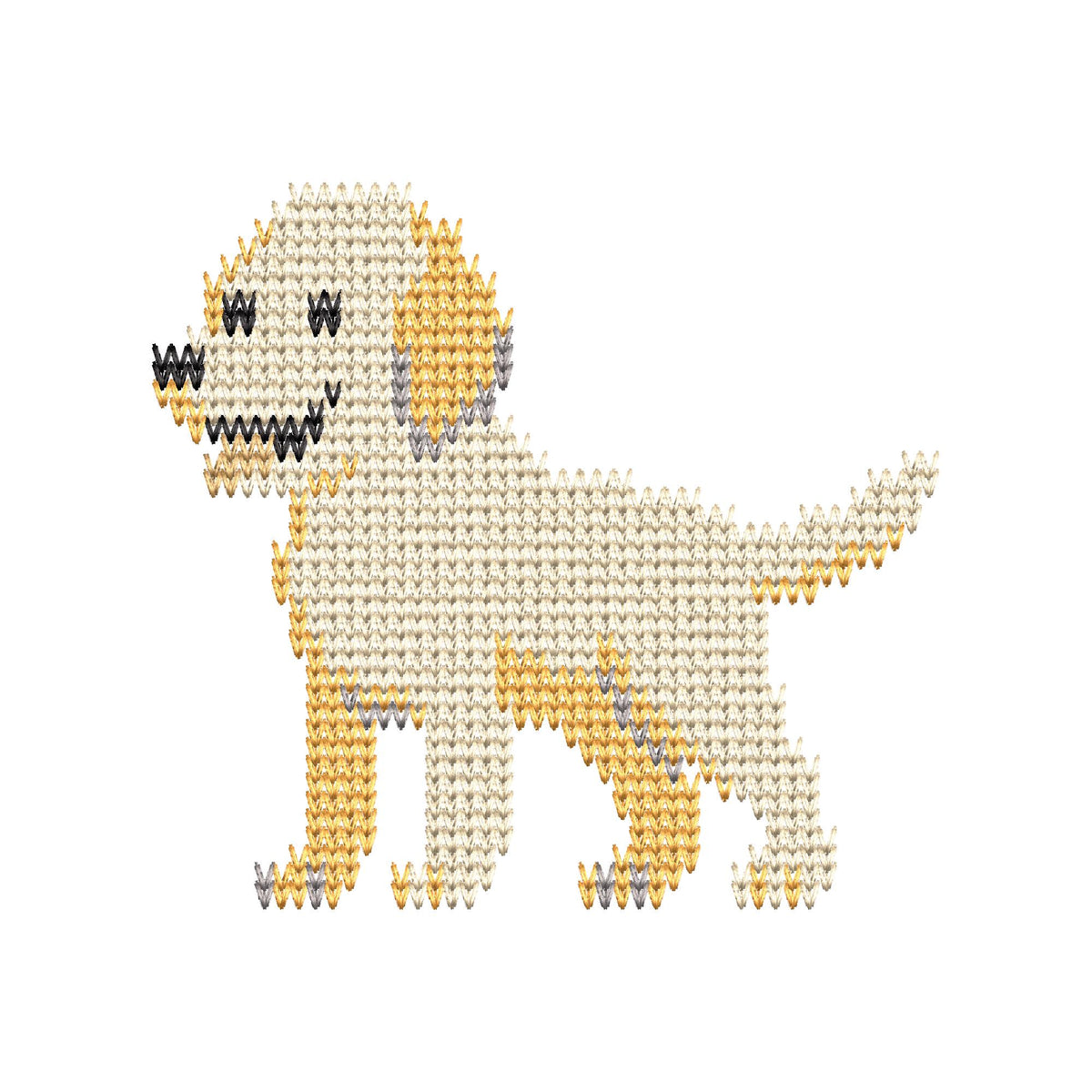 Labrador Retriever Knit Stitch – machine embroidery design by Artapli, photo 8