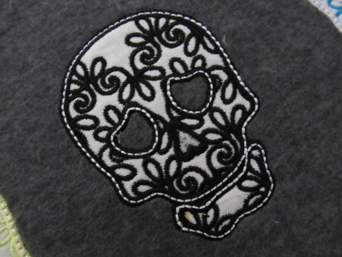 Lace curly skulls collection set of 3 types, Calavera, Halloween, machine embroidery applique designs for hoops 4x4 and 5x7 INSTANT DOWNLOAD