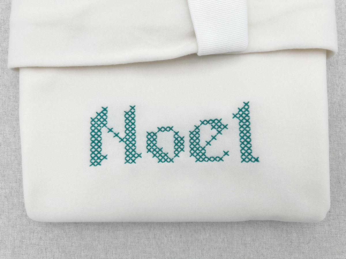 Old English Chunky Cross Stitch Font
